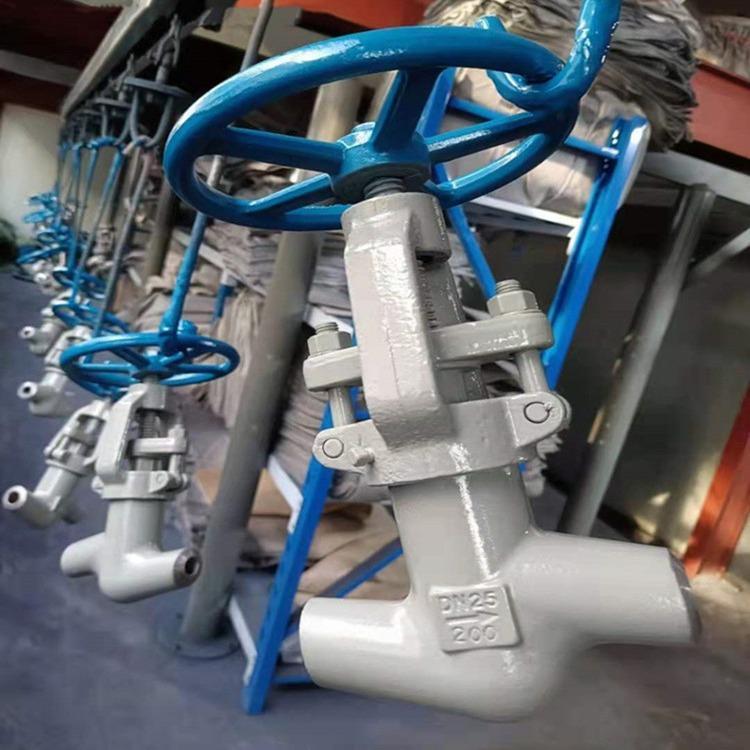 對焊截止閥，高溫高壓對焊截止閥實(shí)物圖